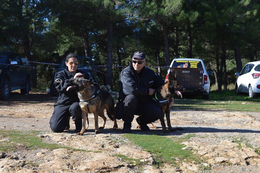 Επίδειξη των δύο νέων Ομάδων Σκύλων Ανίχνευσης Δηλητηριασμένων Δολωμάτων του Προγράμματος LIFE Bonelli eastMed